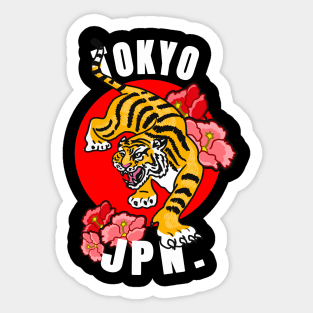 Tokyo Japan Tiger Sticker